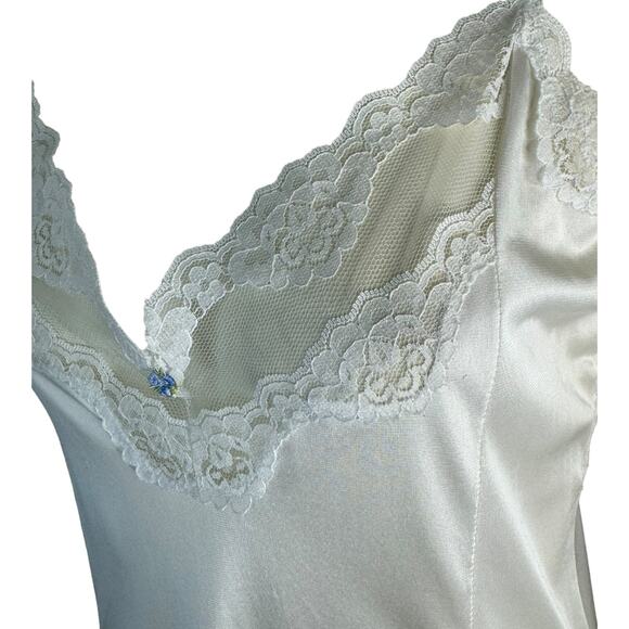 American Vintage Melody Lingerie full slip with lace in white size 38 - Picture 15 of 15
